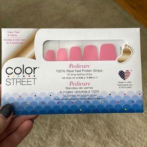 Color Street. Pedicure set. Strawberry Sunrise